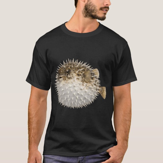 Aufgeblasener Kugelfisch T-Shirt (Vorderseite)