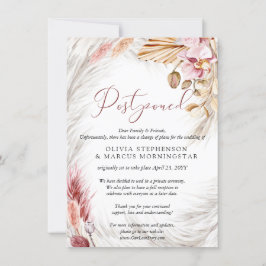 Aufgehängte Hochzeitswasserfarbe Schwarz, rosa Far Einladung