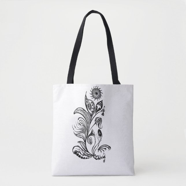 "Aufgehende Sonne, aufsteigende Freude Mandala-Tas (Vorderseite)