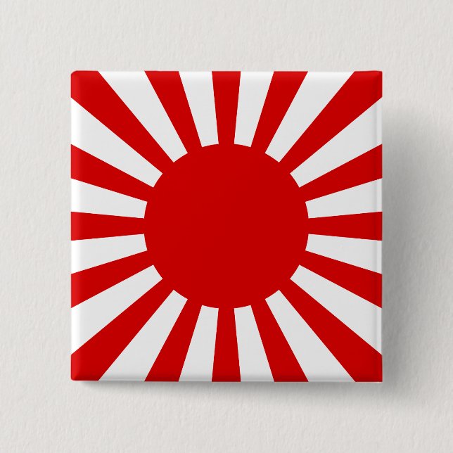 Aufgehende Sonne Button (Vorderseite)