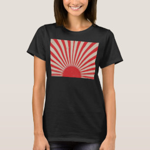 Aufgehende Sonne Hintergrund – Retro Vintage Strah T-Shirt
