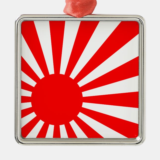 Aufgehende Sonne Ornament Aus Metall (Vorne)