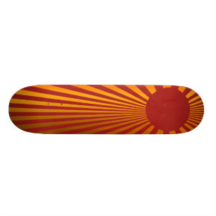 Aufgehende Sonne Skateboard