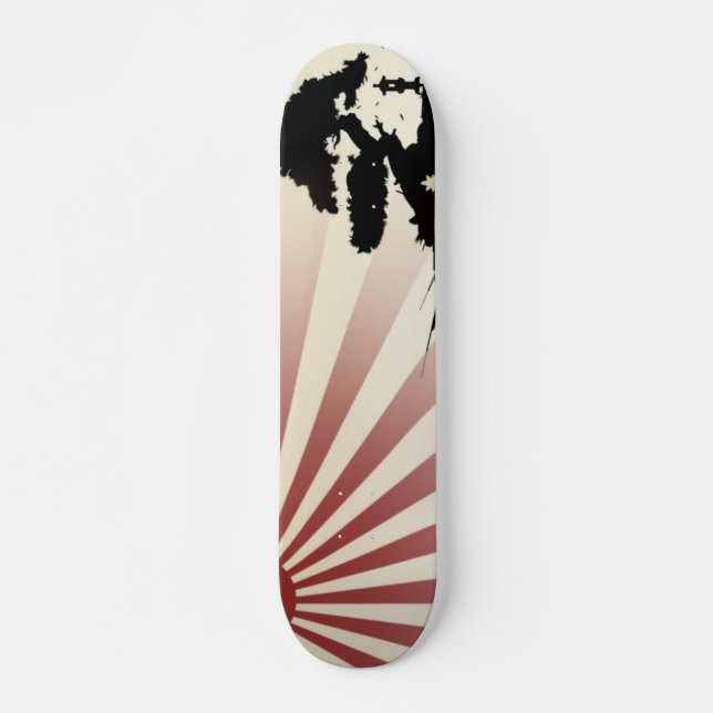 Aufgehende Sonne Skateboard (Vorne)