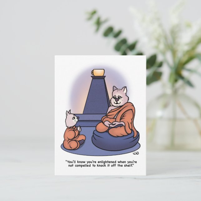 aufgeklärt postkarte (Stehend Vorderseite)