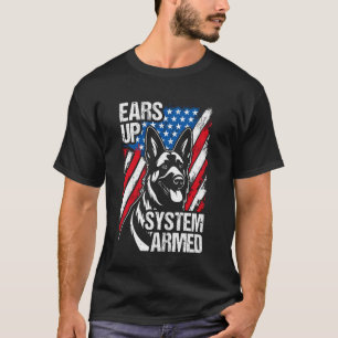 AUFGEPASST SYSTEM AKTIVIERT Deutscher Schäferhund T-Shirt