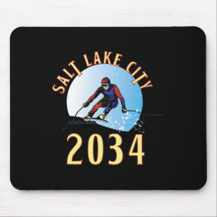 Aufgeregt für 20&#; für Salt Lake City Utah Mousepad