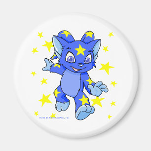 Aufgeregt Starry Acara mit Sternenstaub Magnet