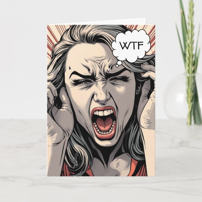 Aufgeregt über die Wiederwahl von Trump-Demokrat Karte (Vorderseite)