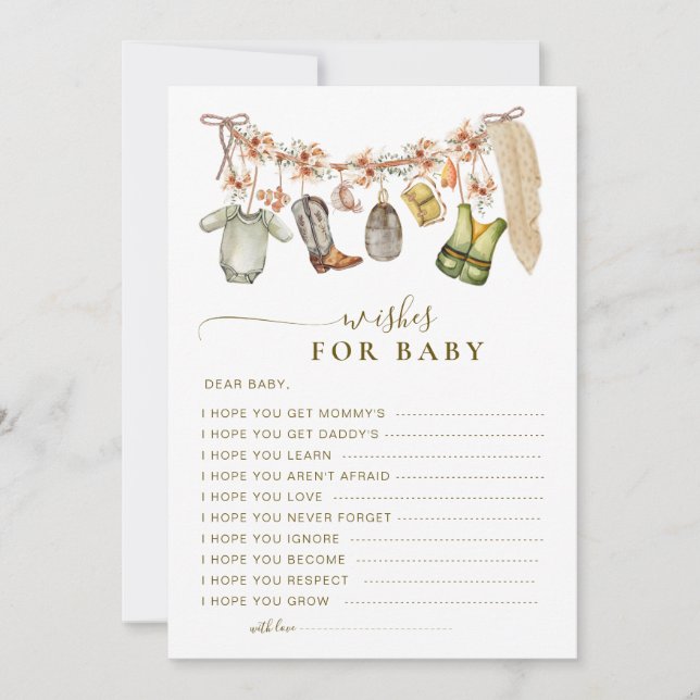 Aufgeregte Wünsche für die Kinderkarte abziehen (Vorderseite)