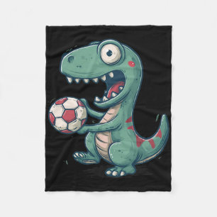 Aufgeregter Dinosaurier-Fußball für Juric und Foss Fleecedecke