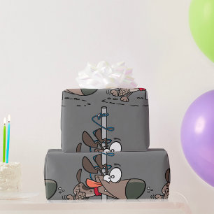 Aufgeregter Hund Geschenkpapier
