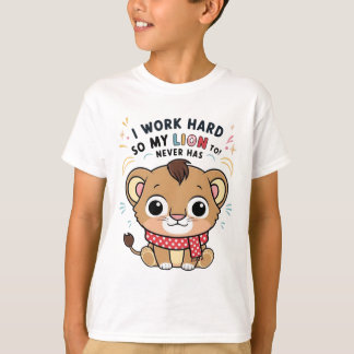 Aufgeregter Löwe - Joyful Jumping Lion Cub T - Shi T-Shirt