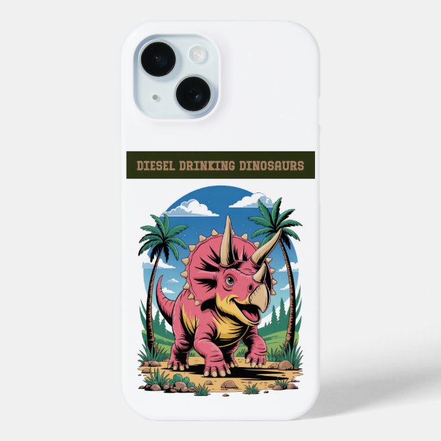 Aufgeregter Protoceratops Case-Mate iPhone Hülle (Rückseite)