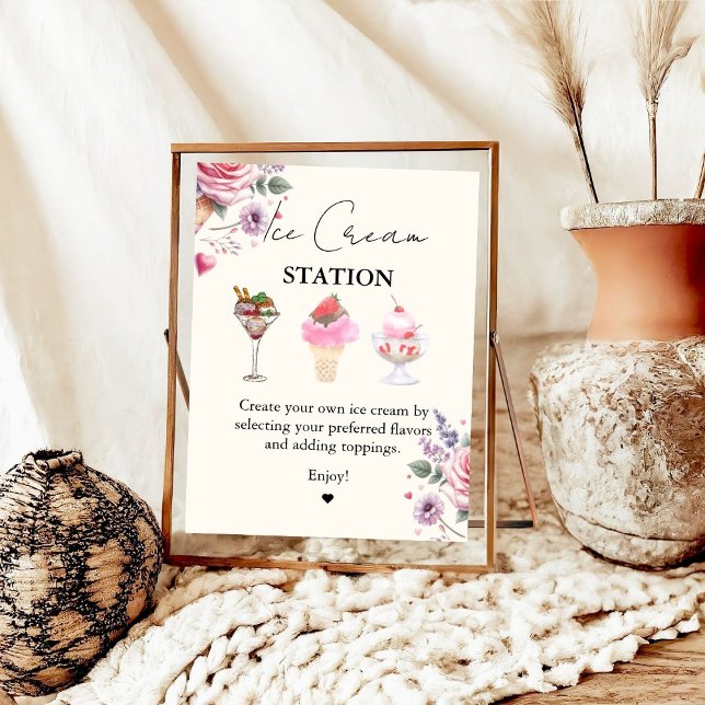 Aufgerückte rosafarbene Bar des modernen Brautpart Poster (Von Creator hochgeladen)