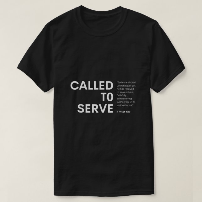 Aufgerufen, um Christlichen Evangeliumsmissionen z T-Shirt (Design vorne)