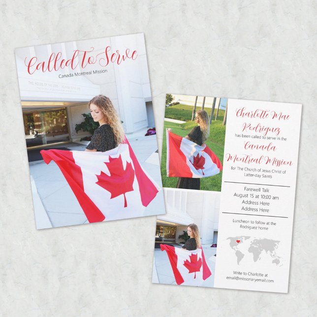 Aufgerufen, um Missionsankündigung zu dienen Einladung (Von Creator hochgeladen)