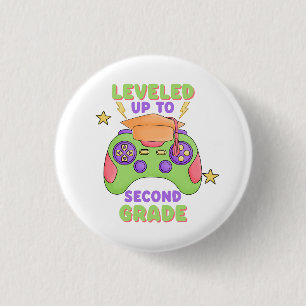 Aufgestiegen in die zweite Klasse Button
