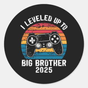 Aufgestiegen zu Big Brother 2025 Lustiger Gamer Vi Runder Aufkleber