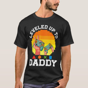 Aufgestiegen zum Daddy lustiger Gamer-Vater neues T-Shirt