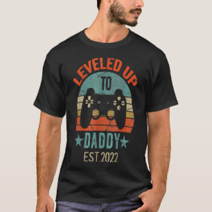 Aufgestiegen zum Daddy Vatertag Befördert zum Papa T-Shirt