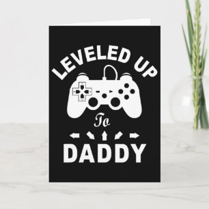 Aufgestiegen zum Daddy Video Game Dad Karte