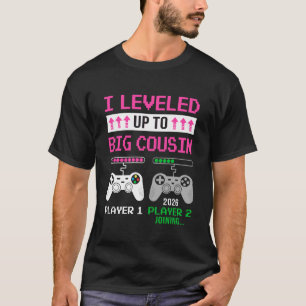 Aufgestiegen zum großen Cousin 2026 Lustiges Video T-Shirt