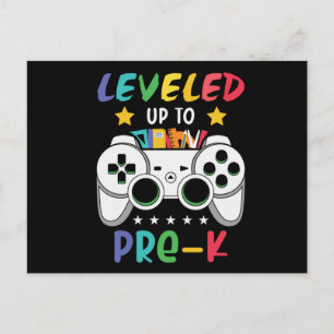 Aufgestiegen zum Pre-K-Gamer - Geschenk für Schula Postkarte