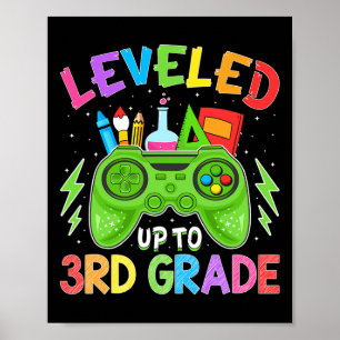 Aufgestiegen zur 3. Klasse Gamer Ck Zur Schule Ers Poster