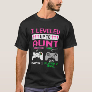 Aufgestiegen zur Tante 2026 Lustiges Videospiel Ba T-Shirt