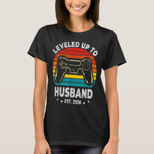 Aufgestiegener Ehemann Est 2026 Kunstwerk T-Shirt