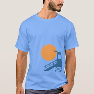 Aufgeteilte Grafik Neptun T-Shirt