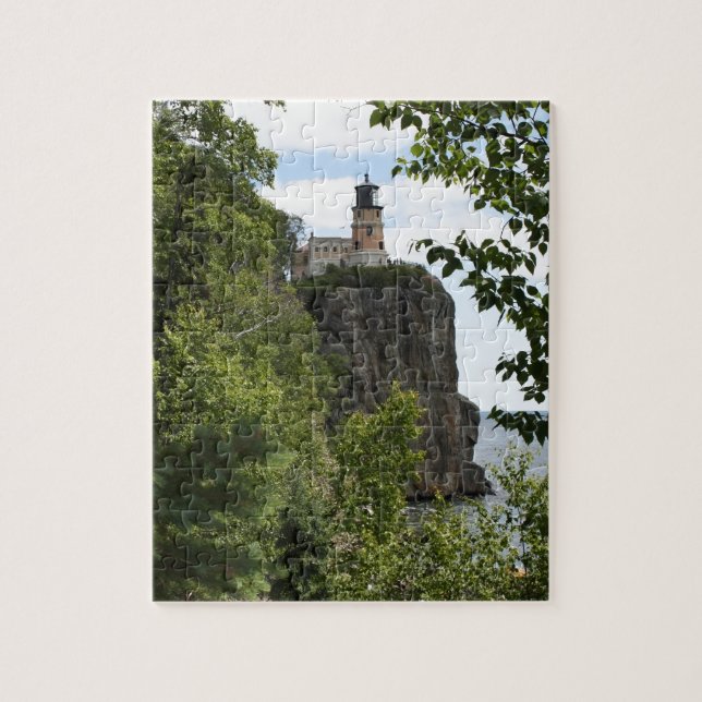 Aufgeteilter Felsen-Leuchtturm 2 Puzzle (Vertikal)