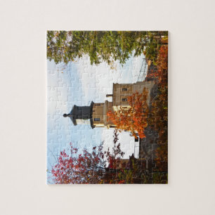 Aufgeteilter Felsen-Leuchtturm Puzzle