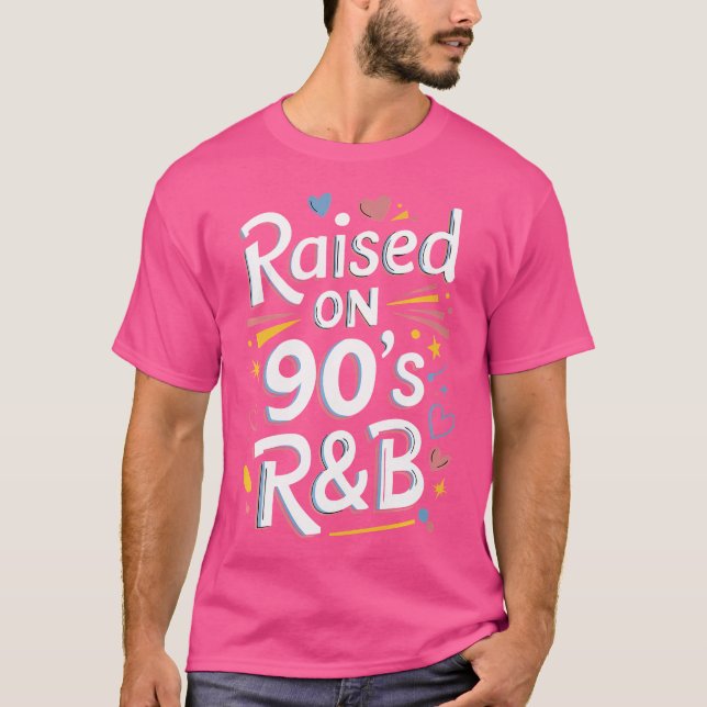 Aufgewachsen auf 90er RB T-Shirt (Vorderseite)