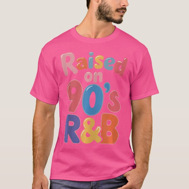 Aufgewachsen auf 90er RB T-Shirt (Vorderseite)