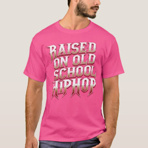 Aufgewachsen auf Old School Hip Hop Tshirt Cassett