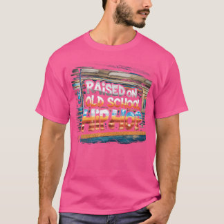 Aufgewachsen auf Old School Hip Hop Tshirt Cassett