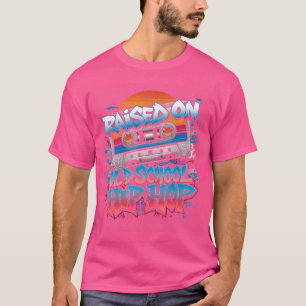 Aufgewachsen auf Old School Hip Hop Tshirt Cassett