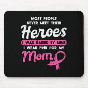 Aufgewachsen durch mein Heroenrosa für Mama Brustk Mousepad