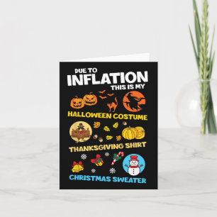 Aufgrund der Inflation ist das mein Hallothanksmas Karte