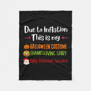 Aufgrund der Inflation ist das mein Halloween-Ernt Fleecedecke