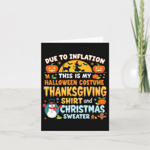 Aufgrund der Inflation ist das mein Halloween-Ernt Karte