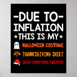 Aufgrund der Inflation ist das mein Halloween-Ernt Poster