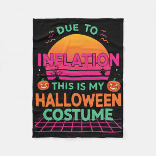 Aufgrund der Inflation ist das mein Halloween-Kost Fleecedecke
