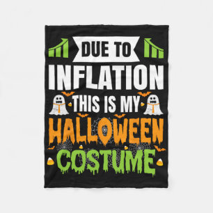 Aufgrund der Inflation ist das mein Halloween-Kost Fleecedecke