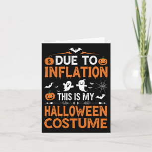 Aufgrund der Inflation ist das mein Halloween-Kost Karte