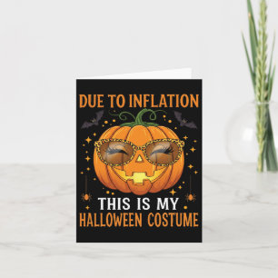 Aufgrund der Inflation ist das mein Halloween-Kost Karte