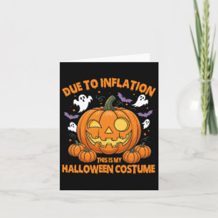Aufgrund der Inflation ist das mein Halloween-Kost Karte