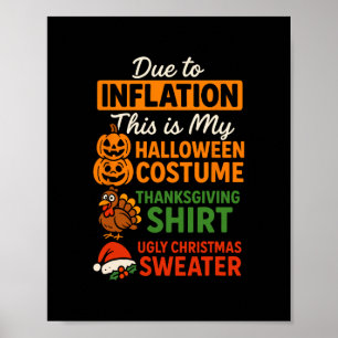 Aufgrund der Inflation ist dies mein Halloween-Ern Poster